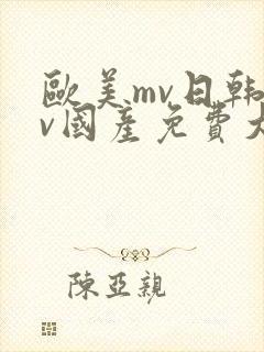 欧美mv日韩mv国产免费大片