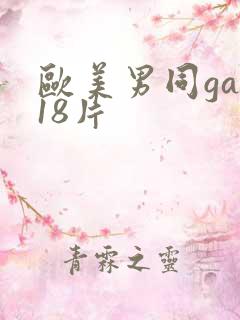 欧美男同gay18片