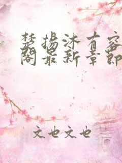 楚扬沐有容笔趣阁最新章节更新