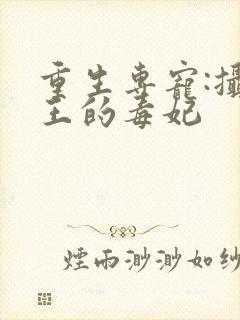 重生专宠:摄政王的毒妃