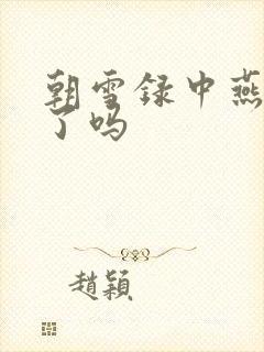 朝雪录中燕离死了吗