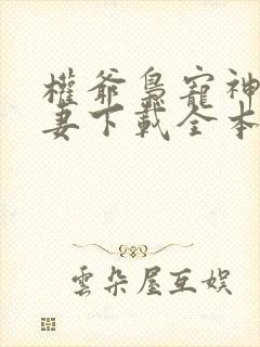 权爷枭宠神秘娇妻下载全本txt