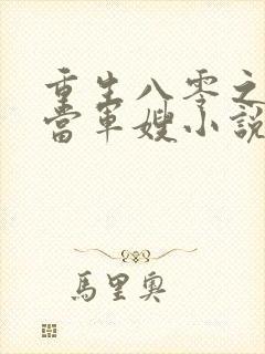 重生八零之我要当军嫂小说