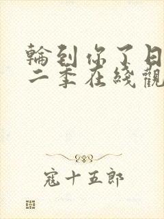 轮到你了日剧第二季在线观看