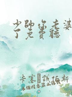 少帅你老婆又跑了免费听