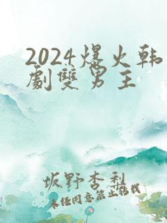 2024爆火韩剧双男主