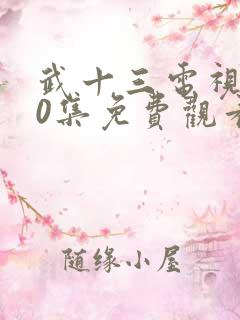 武十三电视剧40集免费观看