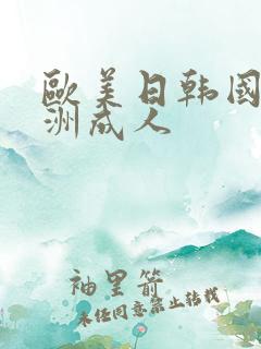 欧美日韩国产亚洲成人