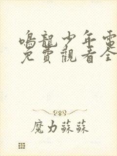 鸣龙少年电视剧免费观看全集剧情