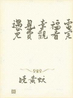 遇见幸福电视剧免费观看完整版高清