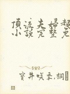 顶流夫妇超甜的小说完整免费