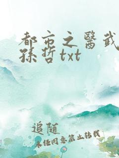 都市之医武凡流孙哲txt