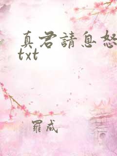 真君请息怒小说txt