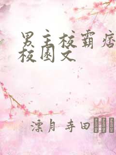 男主校霸痞帅的校园文