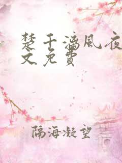 楚千漓风夜玄全文免费