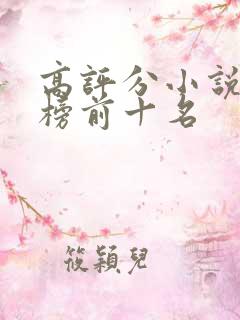 高评分小说排行榜前十名