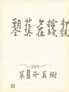 朝花夕拾却已迟全集在线观看