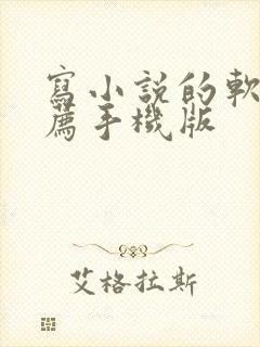 写小说的软件推荐手机版