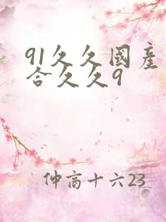 91久久国产综合久久9
