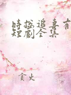 时总追妻有点甜短剧全集