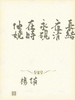 他在永夜长眠苏娆时砚清结局