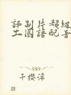 译制片超级女特工国语配音