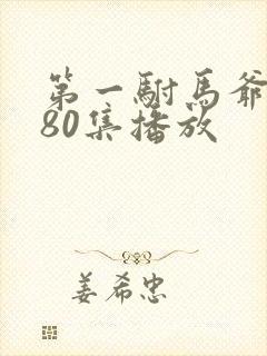 第一驸马爷短剧80集播放