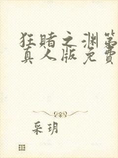 狂赌之渊第一季真人版免费观看