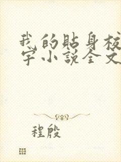 我的贴身校花唐宇小说全文