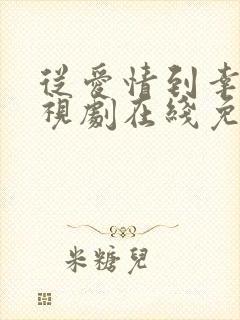 从爱情到幸福电视剧在线免费观看