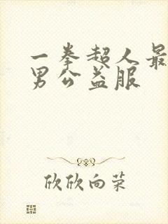 一拳超人最强之男公益服