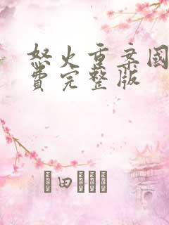 怒火重案国语免费完整版