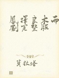 凤择良木而栖短剧完整版