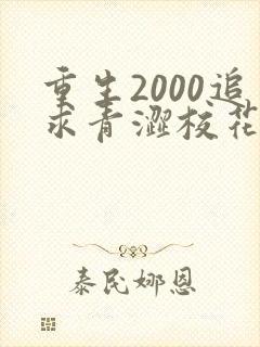 重生2000追求青涩校花同桌开始免费阅读正版