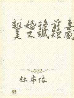 离婚后前妻她又美又飒短剧免费