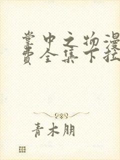 掌中之物漫画免费全集下拉式漫画