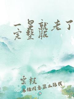 一晃就老了歌词完整版