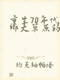 重生70年代下乡大草原的小说