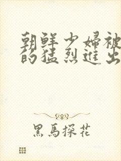 朝鲜少妇被粗大的猛烈进出视