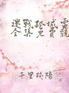 迷战孤城电视剧全集免费观看高清