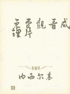 免费观看成人伦理片