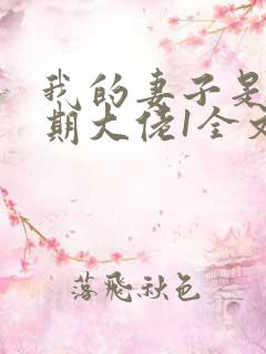 我的妻子是大乘期大佬1全文txt下载