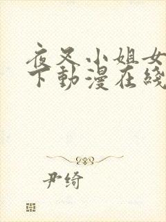 夜叉小姐女婿阁下动漫在线观看全集免费