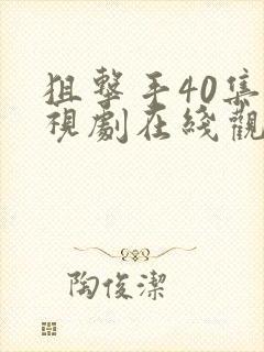 狙击手40集电视剧在线观看免费高清
