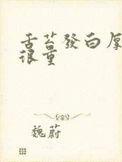 舌苔发白厚口气很重