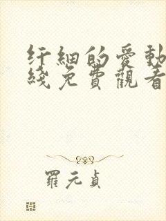 纤细的爱动漫在线免费观看