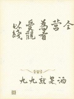 以爱为营全集在线观看