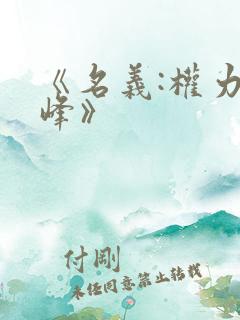 《名义:权力巅峰》