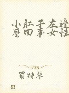 小肚子左边疼怎么回事女性