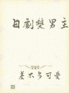 日剧双男主腐剧